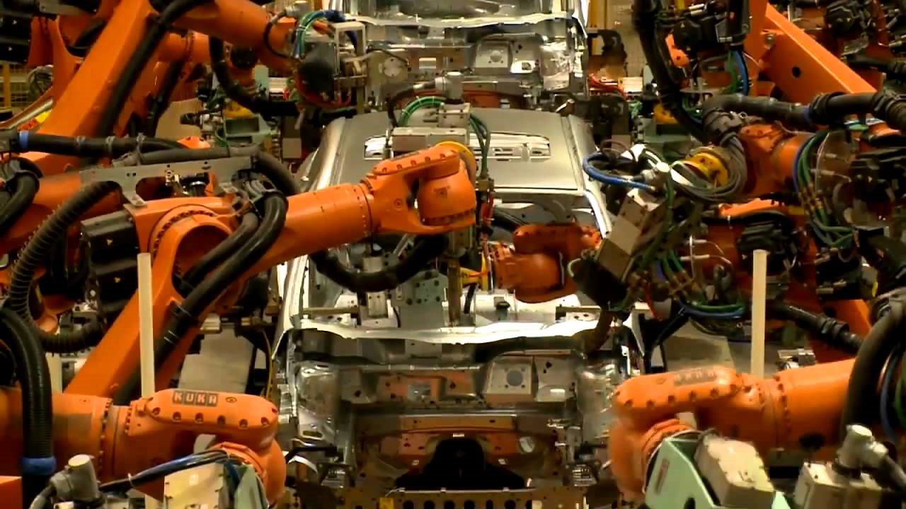 Производство Форд почти полностью автоматизировано